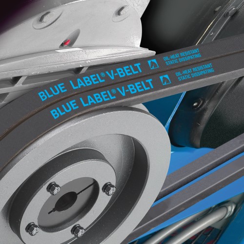 Blue Label belt on drive