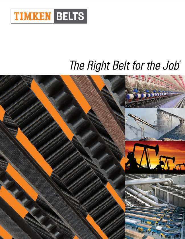 Timken Belts Product Line Brochure Cover